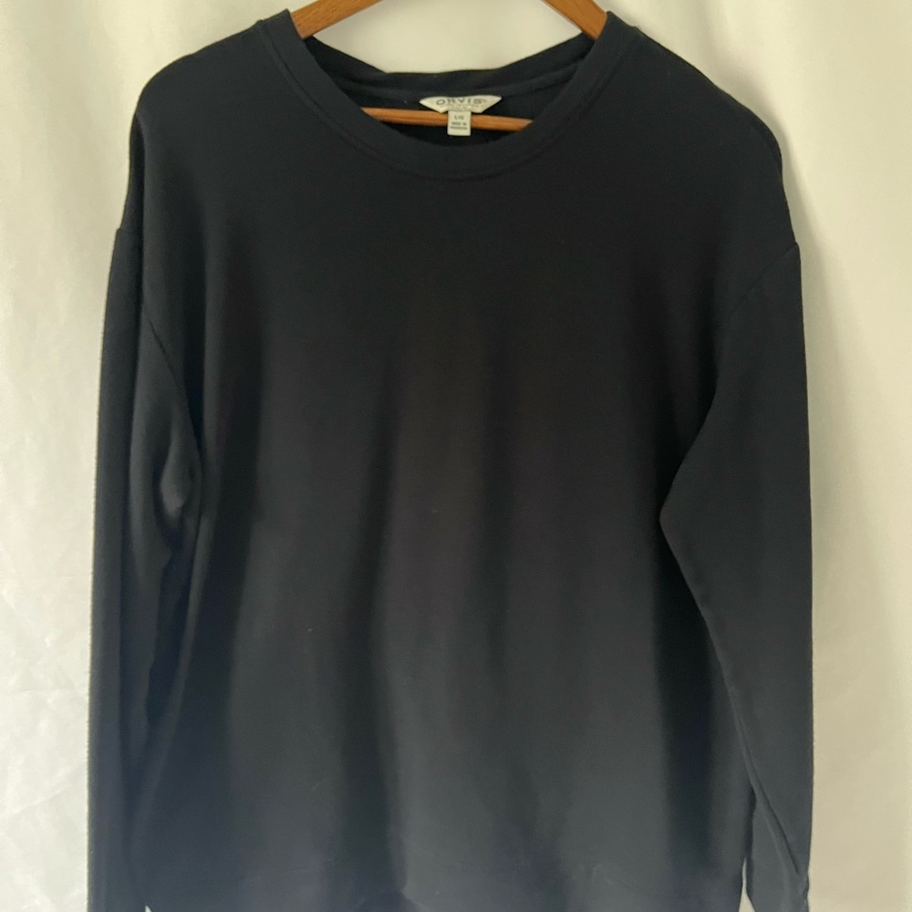 Orvis Black Crewneck | size L